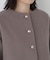 ＜EC限定カラー：モカ＞＜ちょうど、いい服＞“いつもの”が見違えるハーフコート