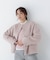 ＜EC限定カラー：モカ＞＜ちょうど、いい服＞“いつもの”が見違えるハーフコート