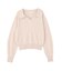 ＜EC限定カラー：ライトグリーン＞＜ちょうど、いい服＞品よく、ゆるく。スキッパーニット