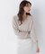 ＜EC限定カラー：ライトグリーン＞＜ちょうど、いい服＞品よく、ゆるく。スキッパーニット