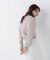＜EC限定カラー：ライトグリーン＞＜ちょうど、いい服＞品よく、ゆるく。スキッパーニット