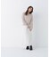 ＜EC限定カラー：ライトグリーン＞＜ちょうど、いい服＞品よく、ゆるく。スキッパーニット