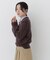 ＜EC限定カラー：ライトグリーン＞＜ちょうど、いい服＞品よく、ゆるく。スキッパーニット