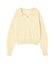 ＜EC限定カラー：ライトグリーン＞＜ちょうど、いい服＞品よく、ゆるく。スキッパーニット
