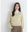 ＜EC限定カラー：ライトグリーン＞＜ちょうど、いい服＞品よく、ゆるく。スキッパーニット