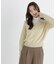＜EC限定カラー：ライトグリーン＞＜ちょうど、いい服＞品よく、ゆるく。スキッパーニット