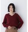 ＜EC限定カラー：ライトグリーン＞＜ちょうど、いい服＞品よく、ゆるく。スキッパーニット