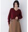 ＜EC限定カラー：ライトグリーン＞＜ちょうど、いい服＞品よく、ゆるく。スキッパーニット