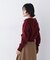 ＜EC限定カラー：ライトグリーン＞＜ちょうど、いい服＞品よく、ゆるく。スキッパーニット