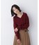 ＜EC限定カラー：ライトグリーン＞＜ちょうど、いい服＞品よく、ゆるく。スキッパーニット
