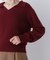 ＜EC限定カラー：ライトグリーン＞＜ちょうど、いい服＞品よく、ゆるく。スキッパーニット