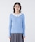 〈NAVY NAVY〉レース襟取り外し2WAYリブニット