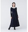 〈NAVY NAVY〉レース襟取り外し2WAYリブニット