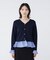 〈NAVY NAVY〉 マルチWAY総針ニットカーディガン