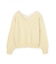 レースVネックニット