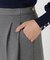 ポンチストレッチワイドパンツ