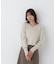 ＜ちょうど、いい服＞柔らか、ほおずりフォックス混ニット　26AW