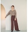 ＜ちょうど、いい服＞柔らか、ほおずりフォックス混ニット　26AW