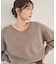 ＜ちょうど、いい服＞柔らか、ほおずりフォックス混ニット　26AW