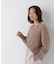 ＜ちょうど、いい服＞柔らか、ほおずりフォックス混ニット　26AW