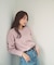 ＜ちょうど、いい服＞柔らか、ほおずりフォックス混ニット　26AW