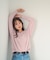 ＜ちょうど、いい服＞柔らか、ほおずりフォックス混ニット　26AW