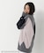 〈N.〉〈Reebok〉襟付きアーガイルニット