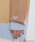 〈N.〉〈Reebok〉襟付きアーガイルニット