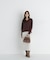 ダブルジャガードVネックニット