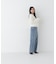 レースドッキングカシュクールニット