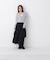 アシンメトリーティアードスカート