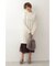 《岡副麻希 着用》◆ミックスケーブルニットサックワンピース
