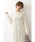 《岡副麻希 着用》◆ミックスケーブルニットサックワンピース