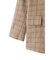 チェック柄ダブルブレストジャケット