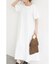 バックオープンテントラインカットソーワンピース