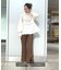 《Sシリーズ対応商品》フロントスリットフレアパンツ