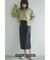 《Sシリーズ対応商品》◆フェイクレザーペンシルスカート