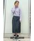 《Sシリーズ対応商品》◆フェイクレザーペンシルスカート