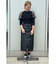 《Sシリーズ対応商品》◆フェイクレザーペンシルスカート