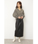 《Sシリーズ対応商品》◆フェイクレザーペンシルスカート