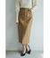 《Sシリーズ対応商品》◆フェイクレザーペンシルスカート
