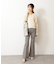 ◇《Sシリーズ対応商品》内スリットベルボトムデニムパンツ