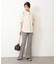 ◇《Sシリーズ対応商品》内スリットベルボトムデニムパンツ