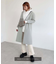 ◇《Sシリーズ対応商品》内スリットベルボトムデニムパンツ