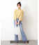 ◇《Sシリーズ対応商品》内スリットベルボトムデニムパンツ