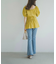 ◇《Sシリーズ対応商品》内スリットベルボトムデニムパンツ