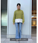 ◇《Sシリーズ対応商品》内スリットベルボトムデニムパンツ