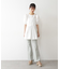 ◇《Sシリーズ対応商品》内スリットベルボトムデニムパンツ