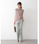 ◇《Sシリーズ対応商品》内スリットベルボトムデニムパンツ