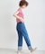 [Sシリーズ対応商品]ロールアップストレートデニムパンツ